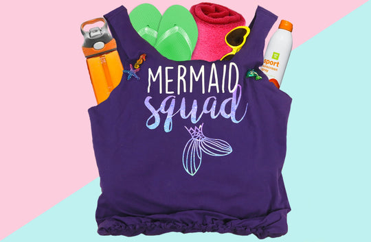 DIY Mermaid T-Shirt Beach Bag – Make an Old T-Shirt New Again